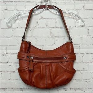 Tignanello Cognac Hobo Bag
